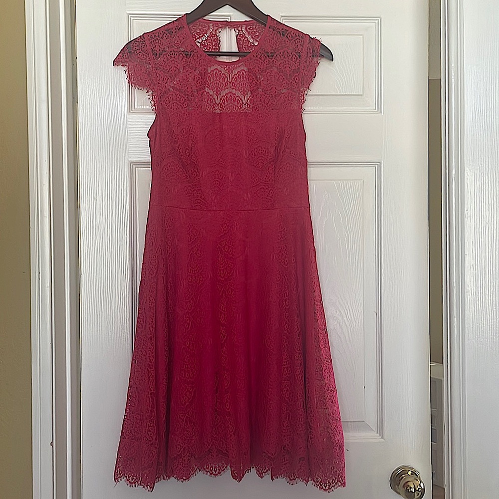 Pink Kash and Jess lace dress